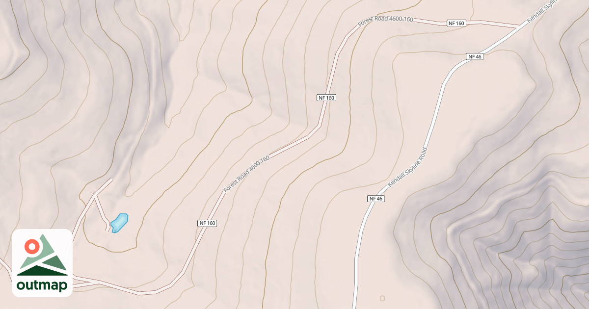 Map of LEWIS CREEK ROAD
