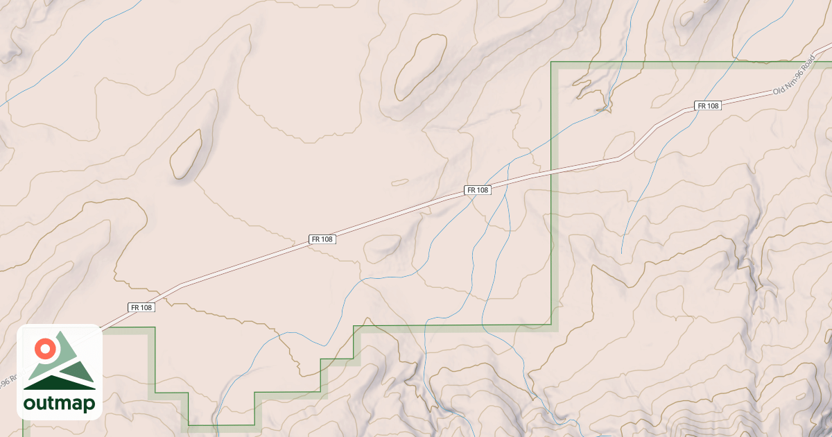 Map of OLD NM-96