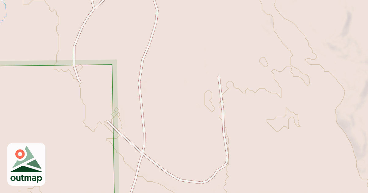 Map of BISHOP LAKE SPUR CB