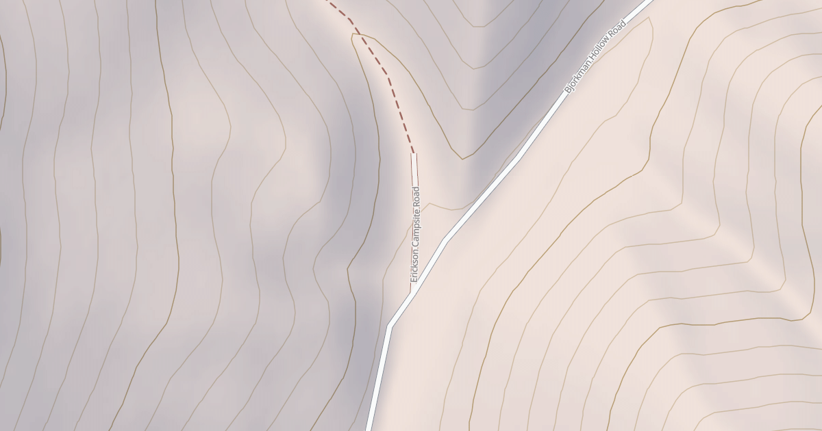 Map preview of ERICKSON CAMPSITE