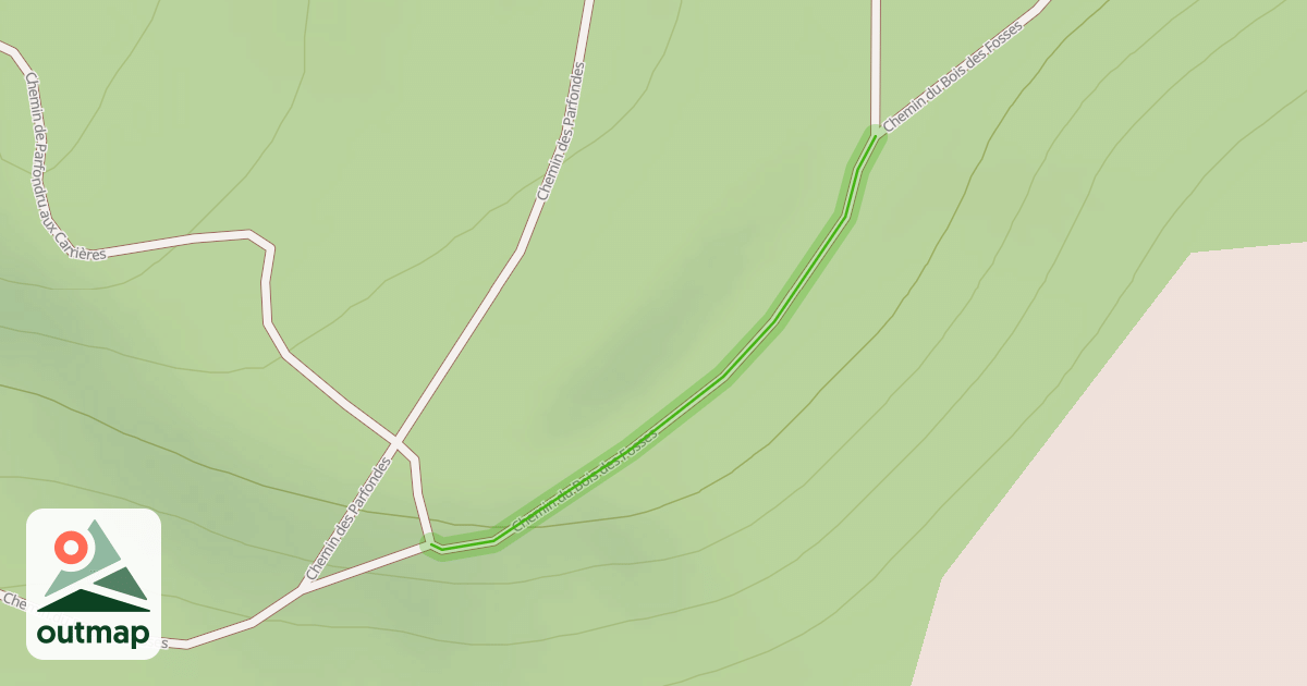 Map of Chemin du Bois des Fosses
