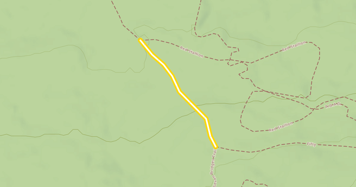 Map preview of Seven Bridges Trail