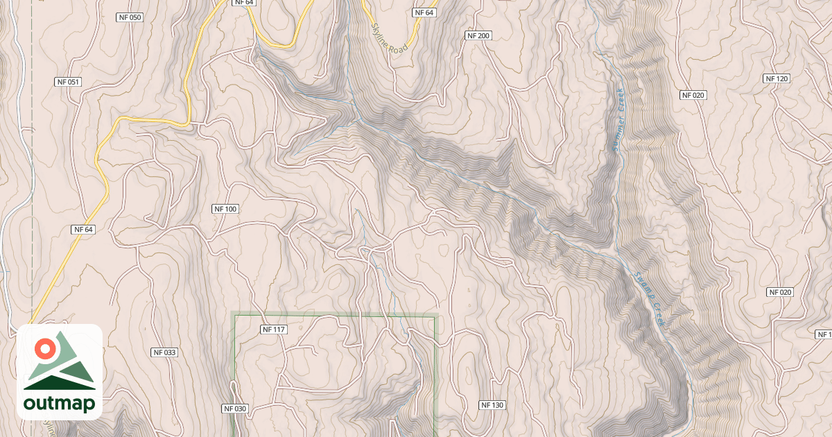Map of USFS Motor Vehicle Use Map Roads {667069D1-602E-4FC4-86C7-E059B5F5AA82}