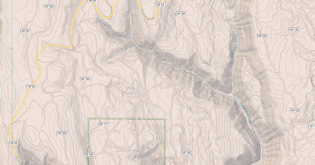 Map preview of USFS Motor Vehicle Use Map Roads {667069D1-602E-4FC4-86C7-E059B5F5AA82}