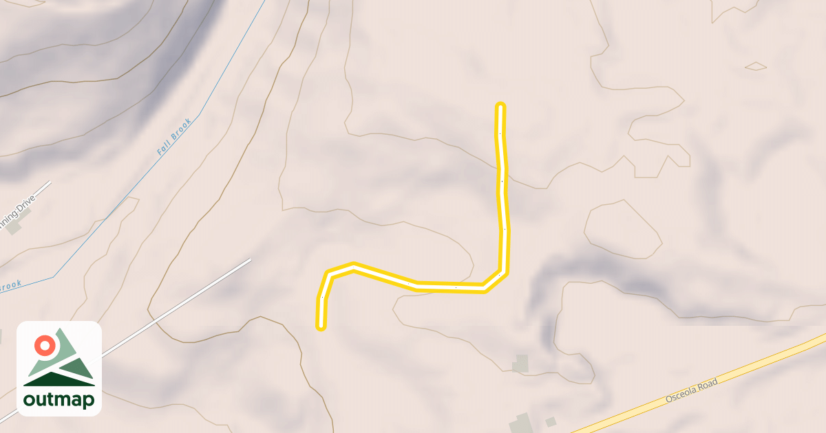 Map of Red Camp Hill