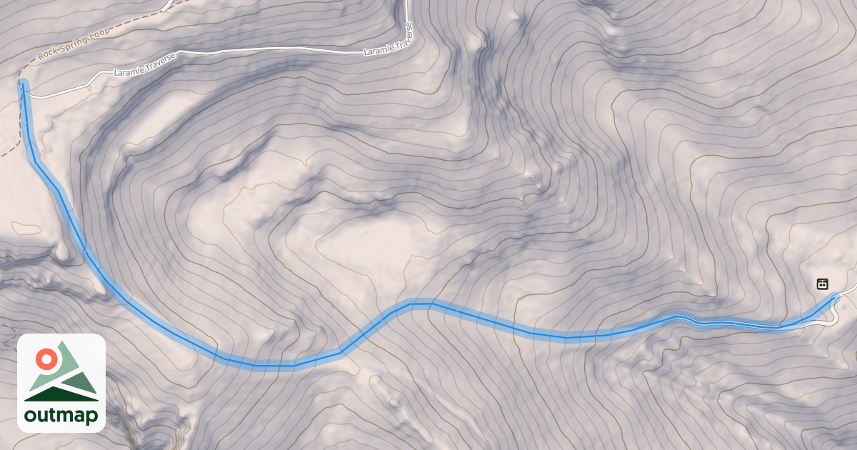 Map of Rendezvous Trail