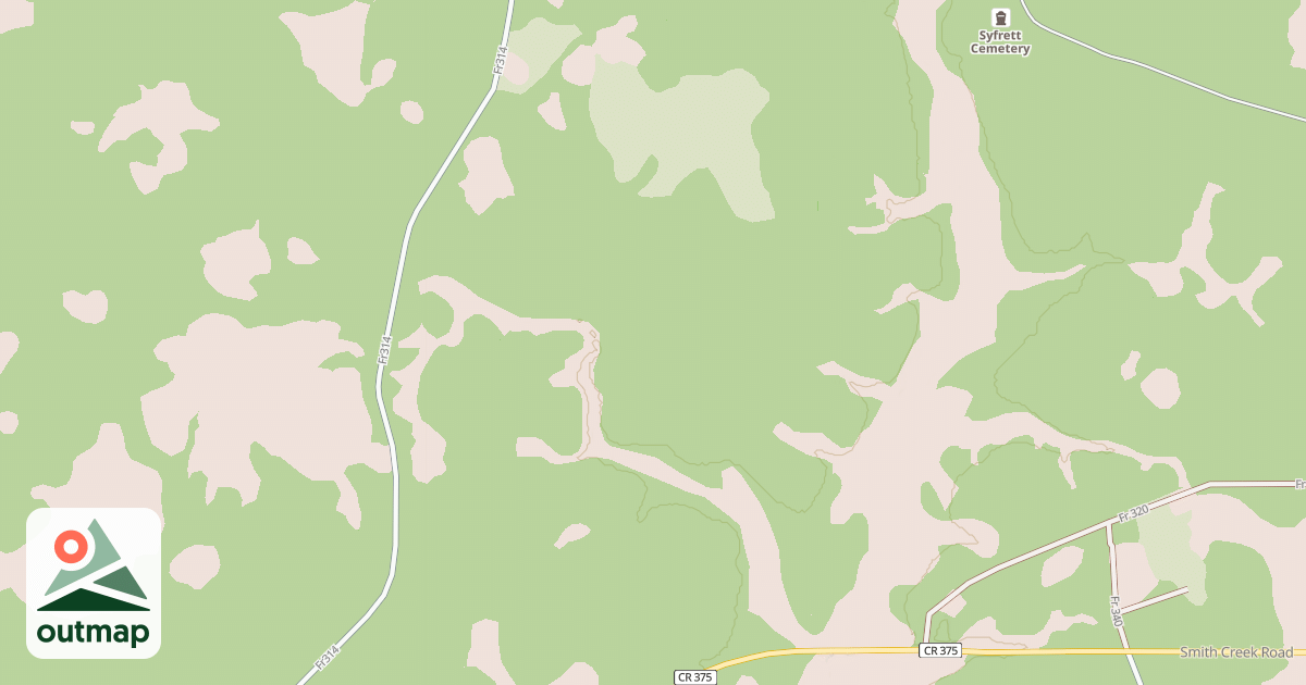 Map of USFS Motor Vehicle Use Map Roads {61E89E0C-5E5E-4362-A6AD-BE817ACAEE23}
