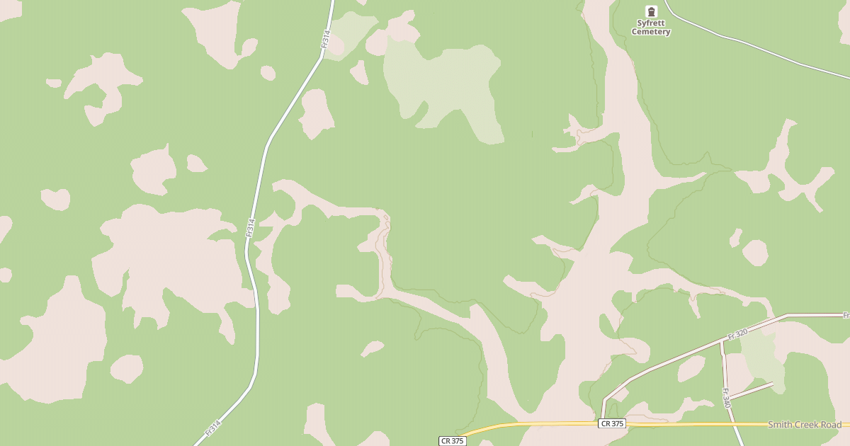 Map preview of USFS Motor Vehicle Use Map Roads {61E89E0C-5E5E-4362-A6AD-BE817ACAEE23}