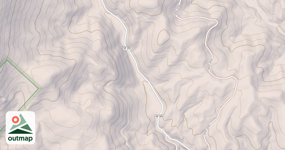 Map of CHINA FORK-WEST FORK