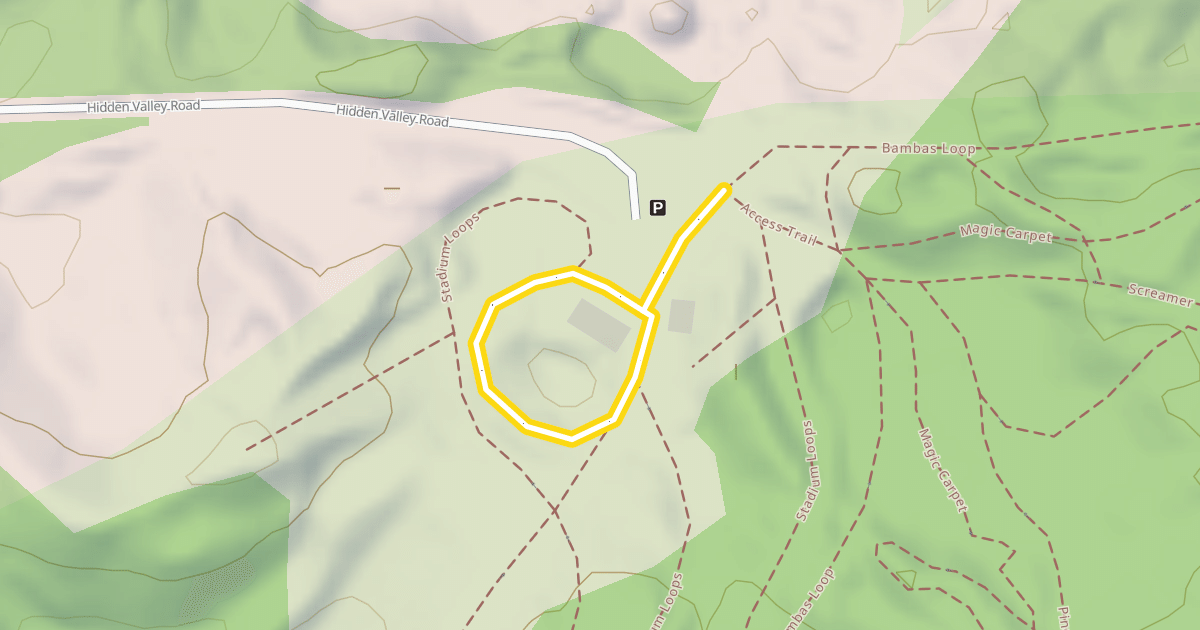 Map preview of Stadium Loops