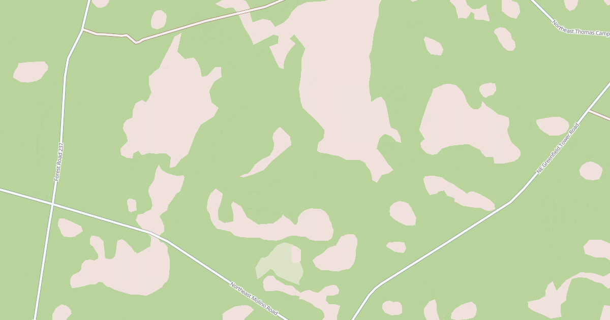 Map preview of USFS National Forest System Roads {990C21B7-AB87-4F70-8F39-95439D8EFB01}