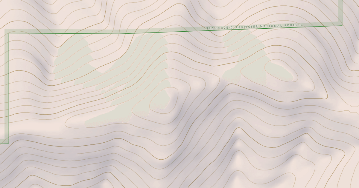 Map preview of Palouse Ohv - Potlatch Connect