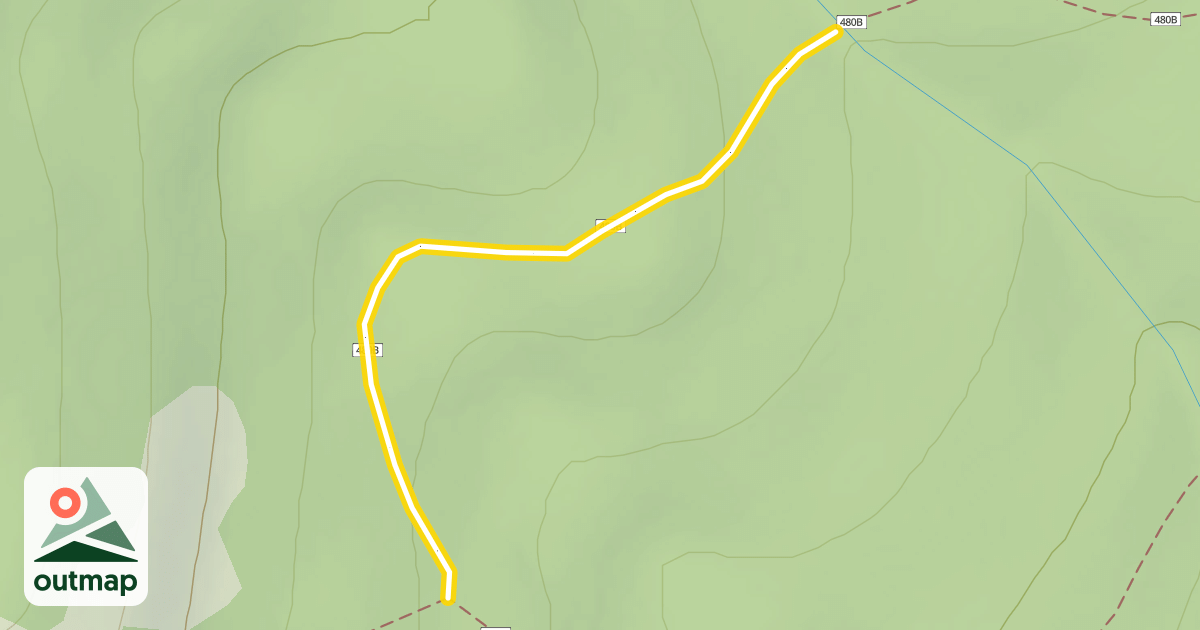 Map of Cabin Trail