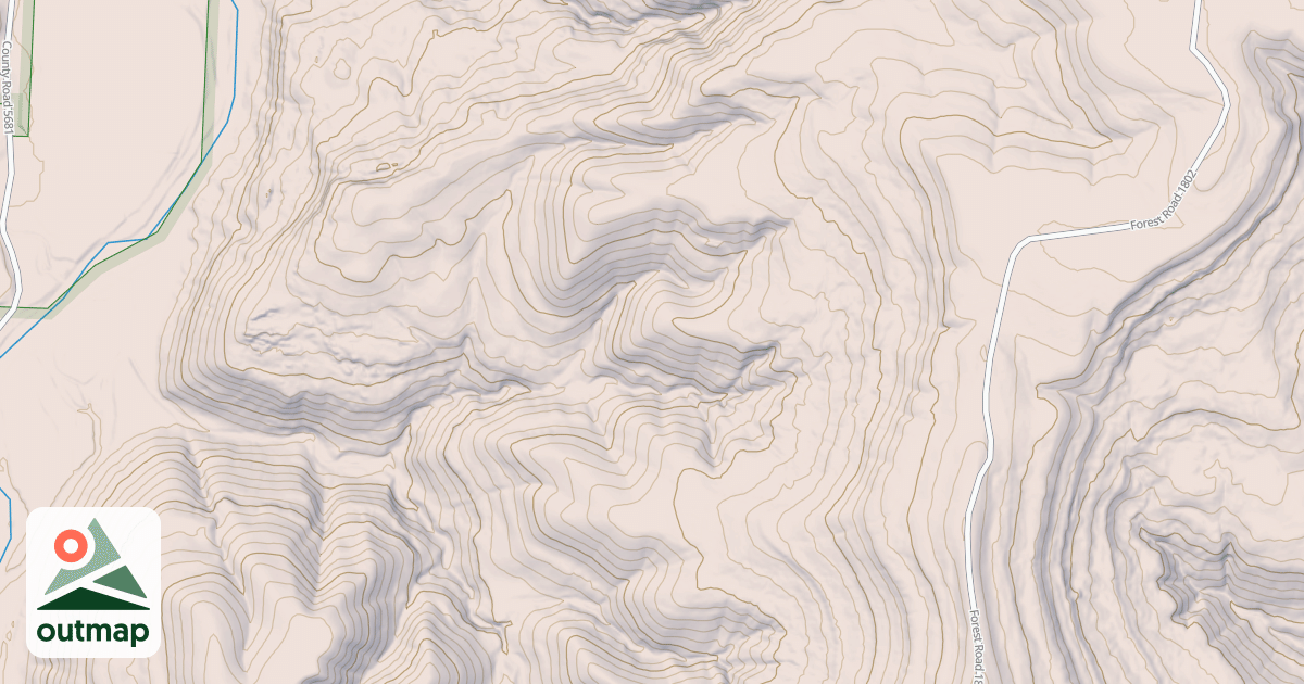 Map of USFS Motor Vehicle Use Map Roads {8FC2ECCA-146C-430D-9C9C-7B4F3E01B0A8}