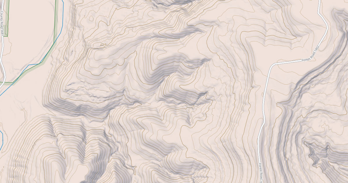 Map preview of USFS Motor Vehicle Use Map Roads {8FC2ECCA-146C-430D-9C9C-7B4F3E01B0A8}