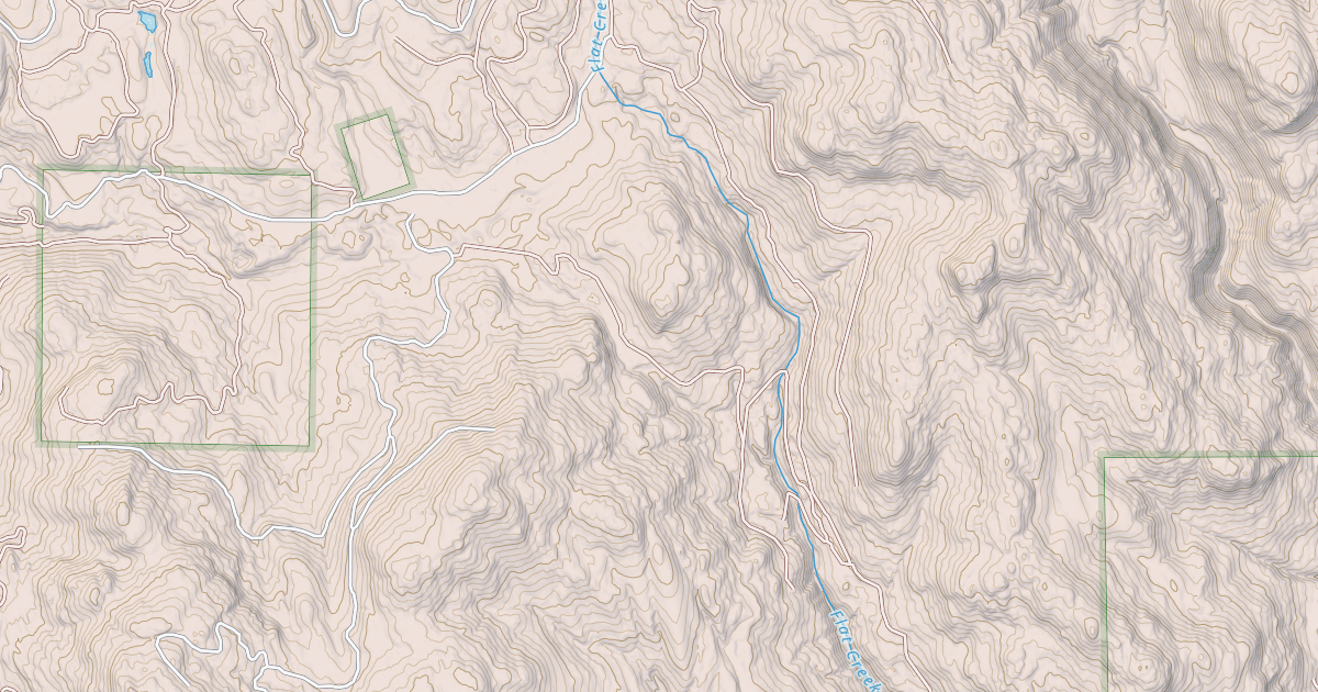 Map preview of FLAT CREEK