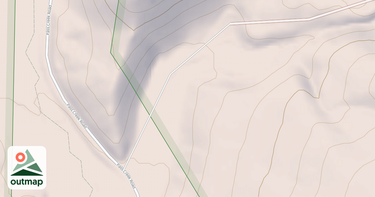 Map of MUD LAKE