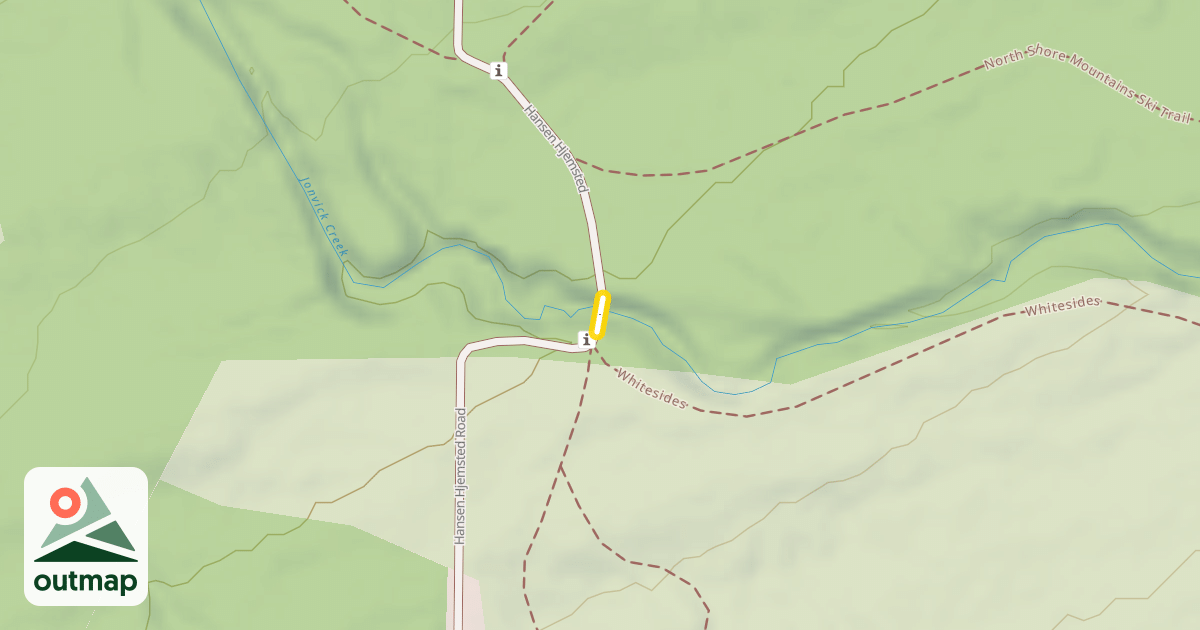 Map of Hansen Hjemsted