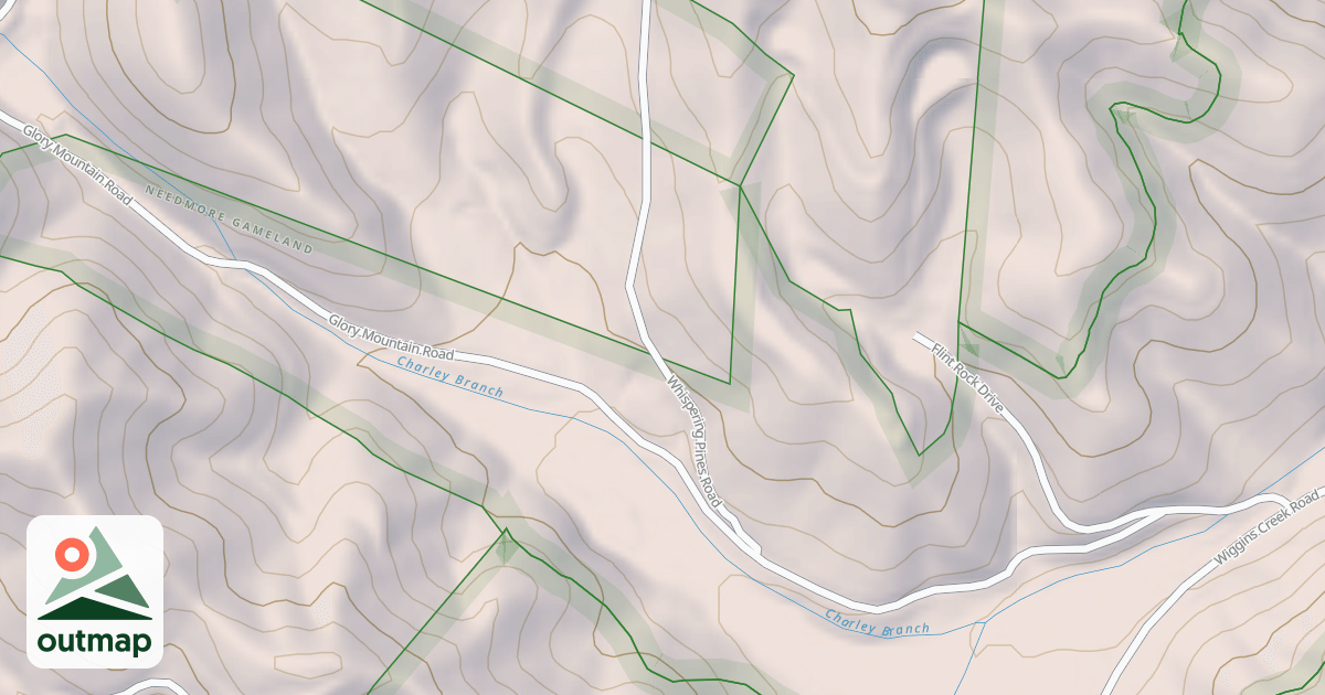 Map of CHARLEY BR