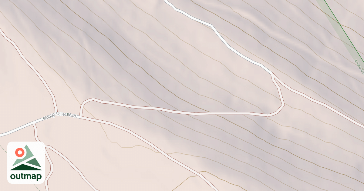 Map of Bloody Skillet ATV Trail