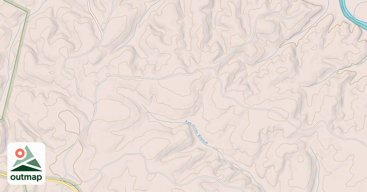 Map of FISHING CREEK