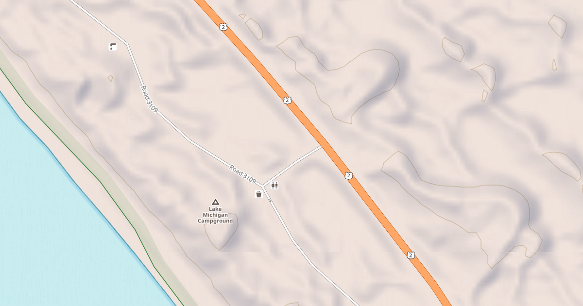 Map preview of LAKE MI CAMPGROUND SPUR B