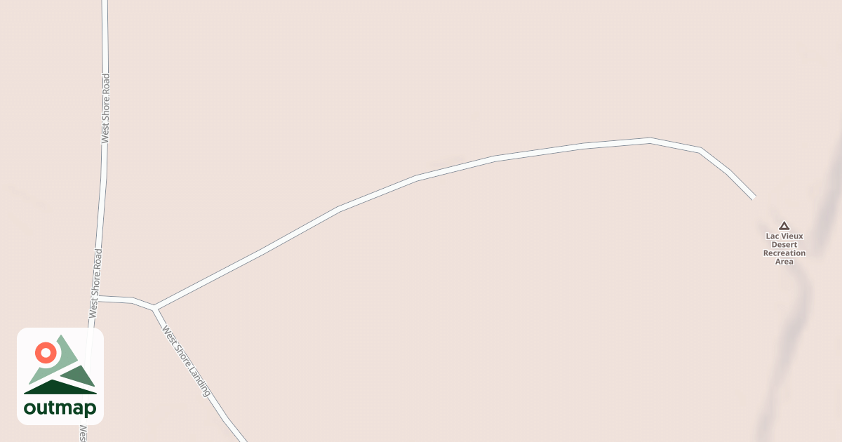 Map of LAC VIEUX DESERT CAMPGROUND
