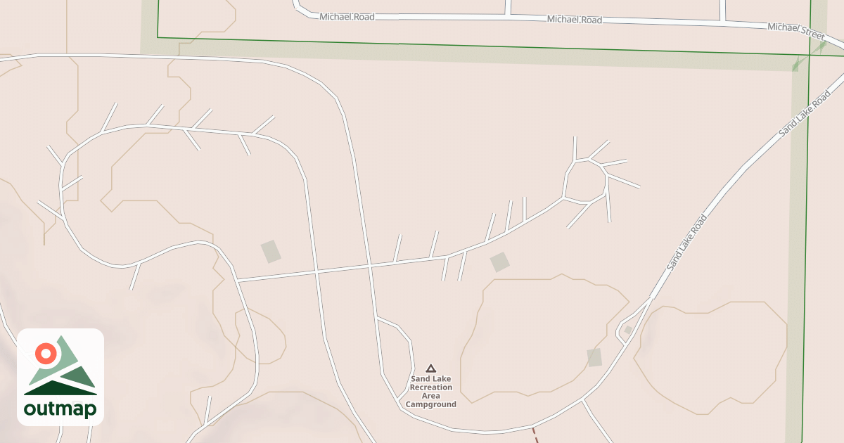 Map of SAND LK GROUP CAMP