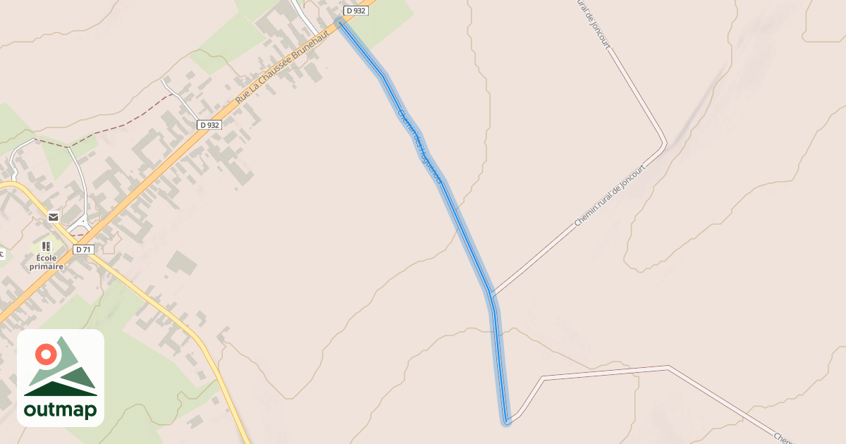 Map of Chemin des Huguenots
