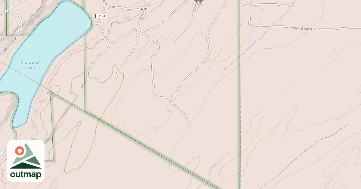Map of USFS Motor Vehicle Use Map Trails 24465