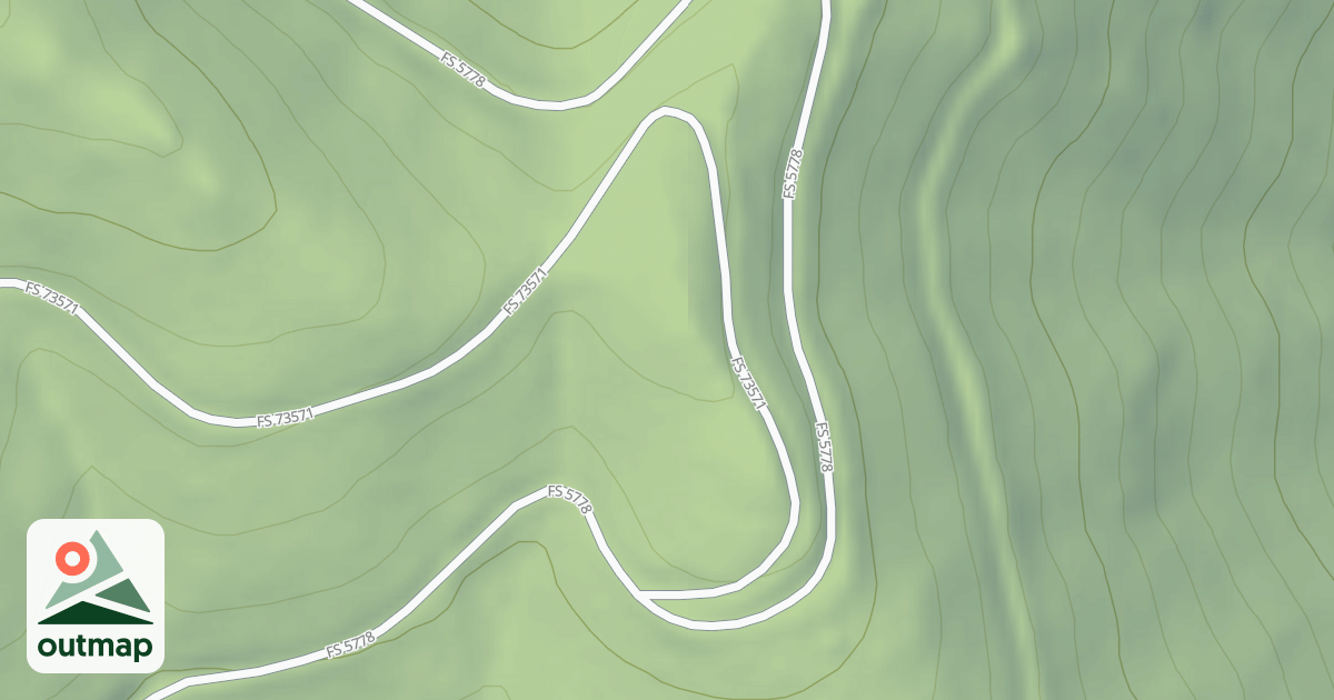 Map of (FDR) TEPEE CREEK