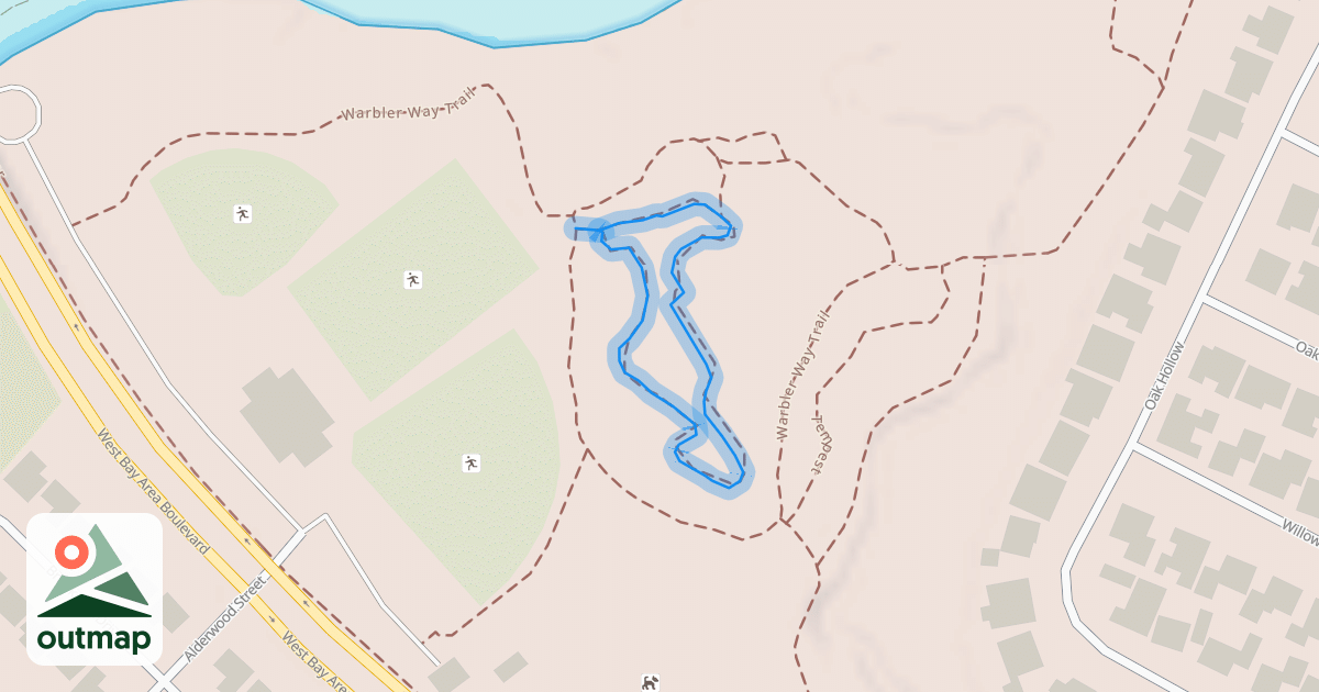 Map of League City Loop 1