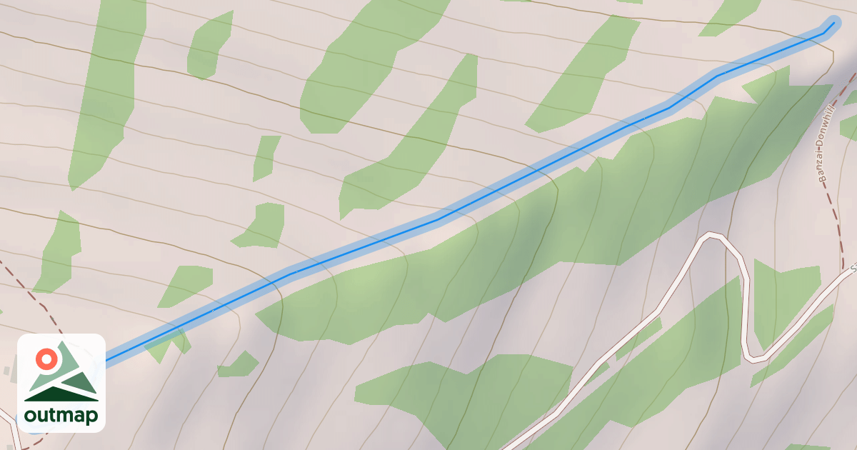 Map of Banzai Ridge