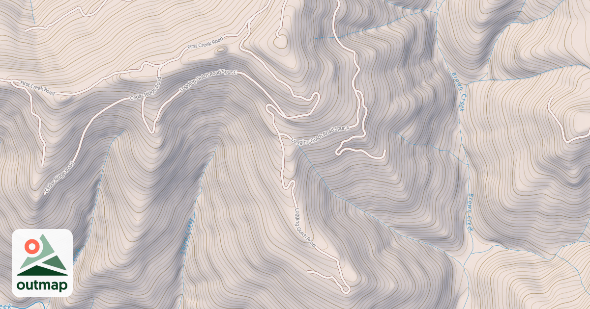 Map of LOGGING GULCH