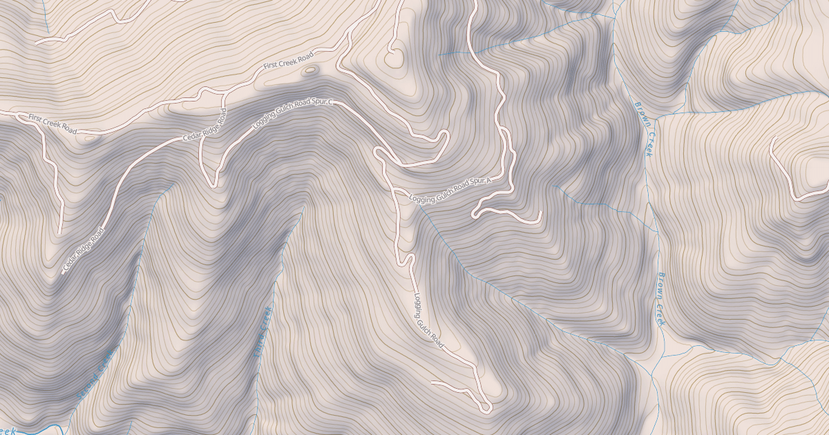 Map preview of LOGGING GULCH