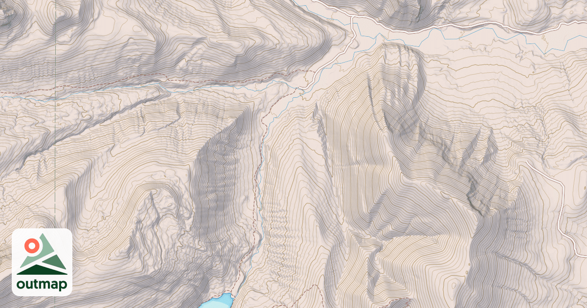 Map of Lake Creek
