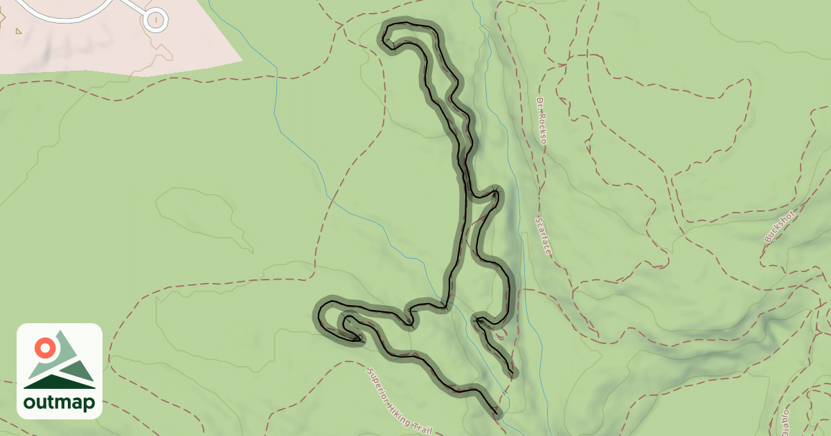 Map of Merritt Creek