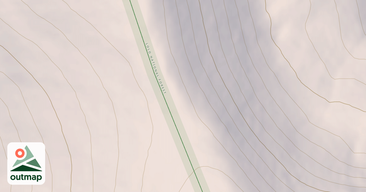 Map of Little No. Fork