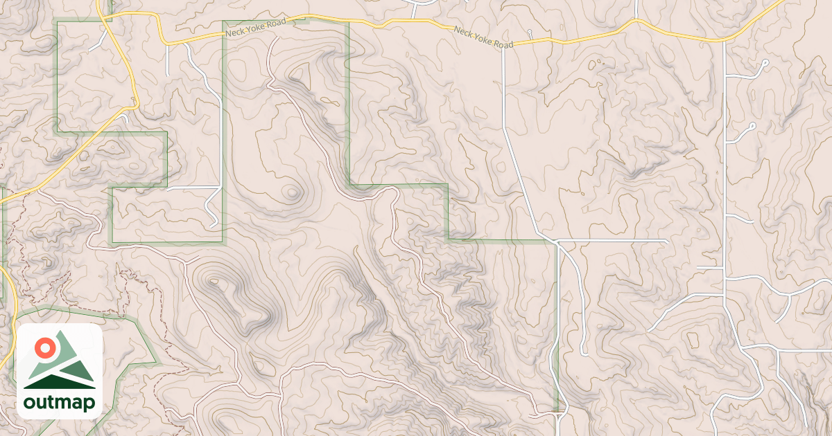 Map of COUNTY RD. BRANCH
