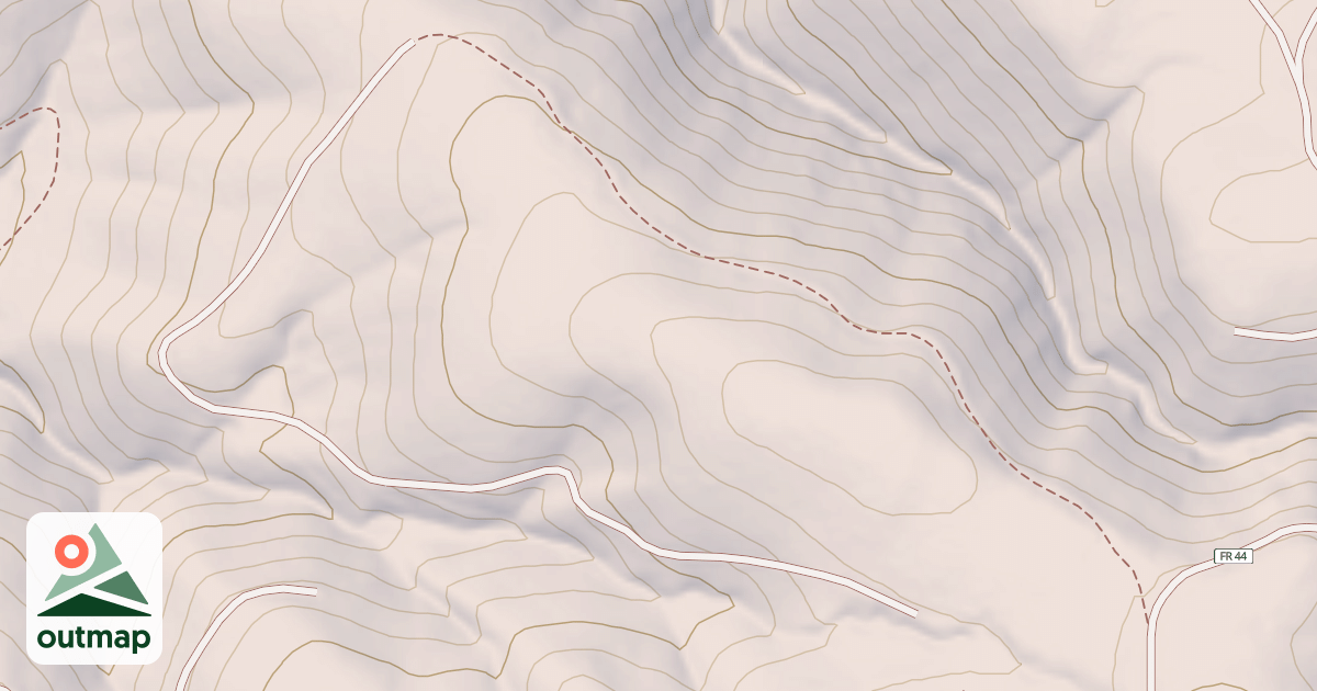 Map of CAVANAH DEEP SPUR