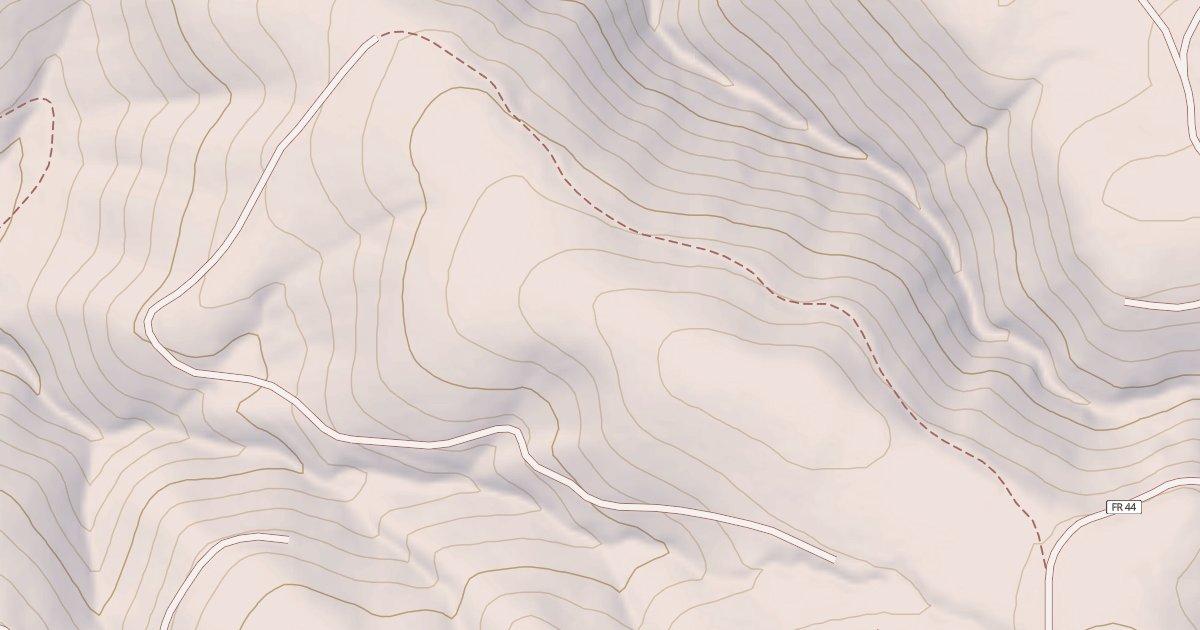 Map preview of CAVANAH DEEP SPUR