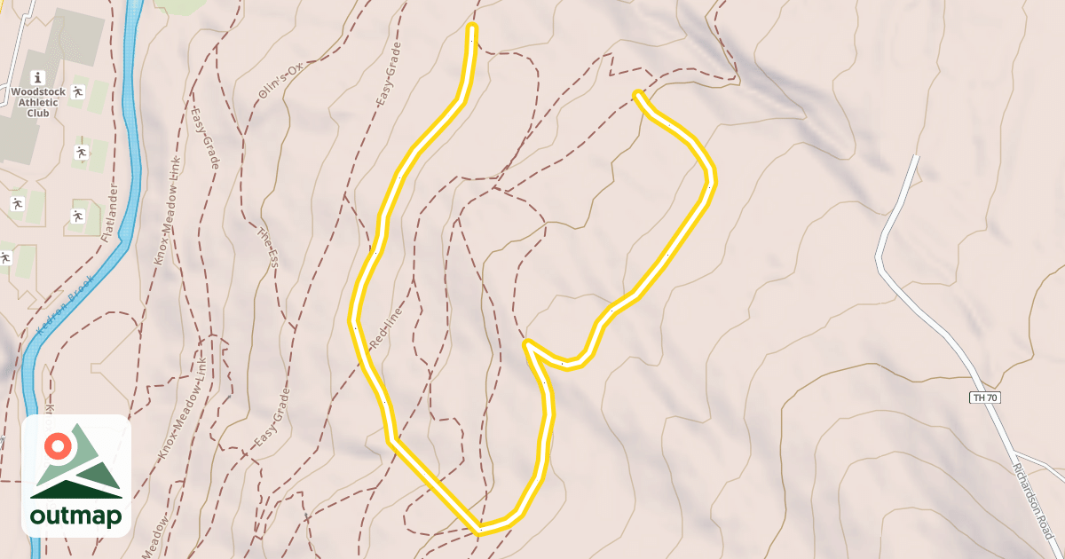 Map of Trail of the Fallen Woman