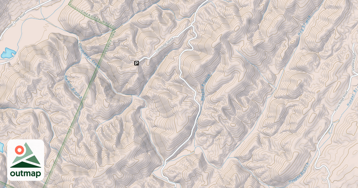 Map of CONASAUGA CREEK