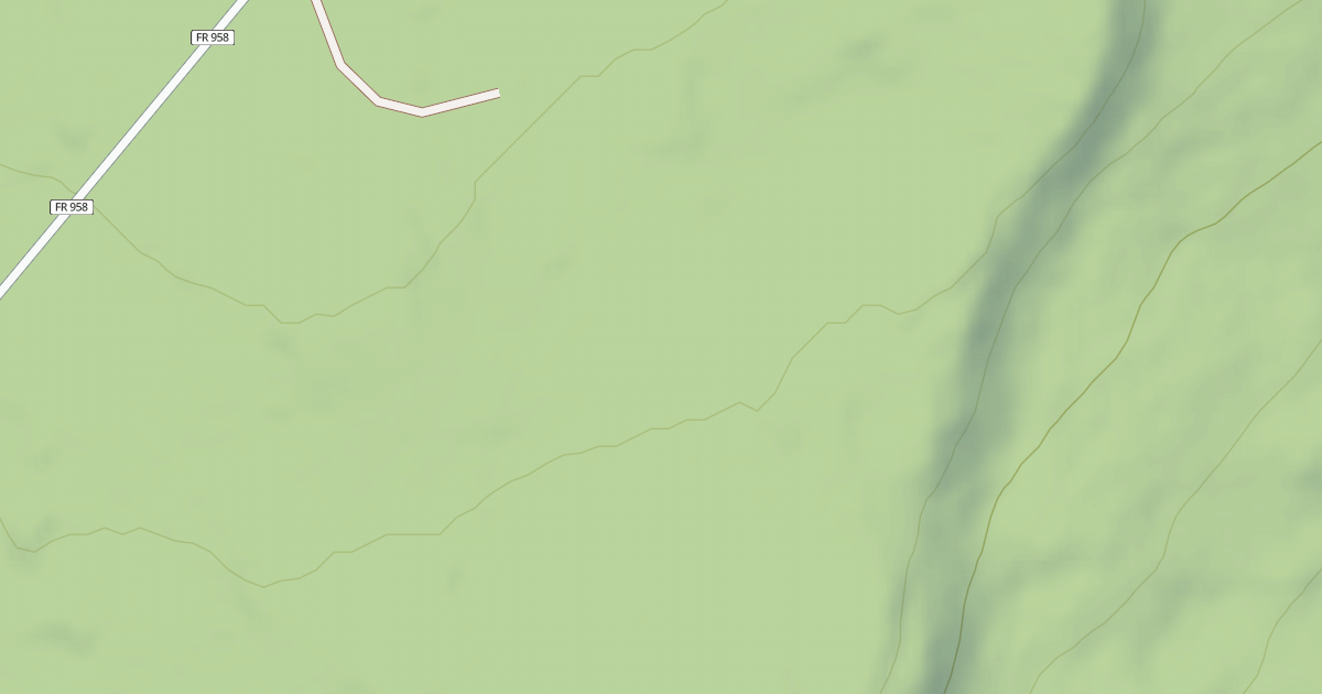 Map preview of USFS National Forest System Roads {C2D08063-30A9-466B-BF6D-E7B171FB5BED}
