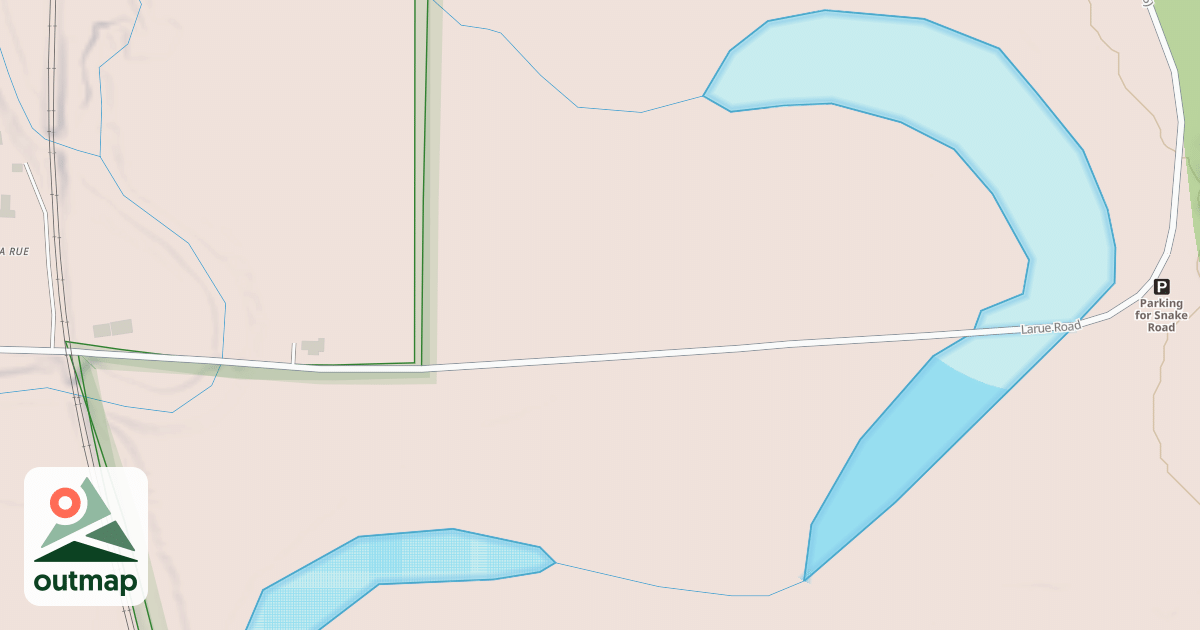 Map of LARUE RD