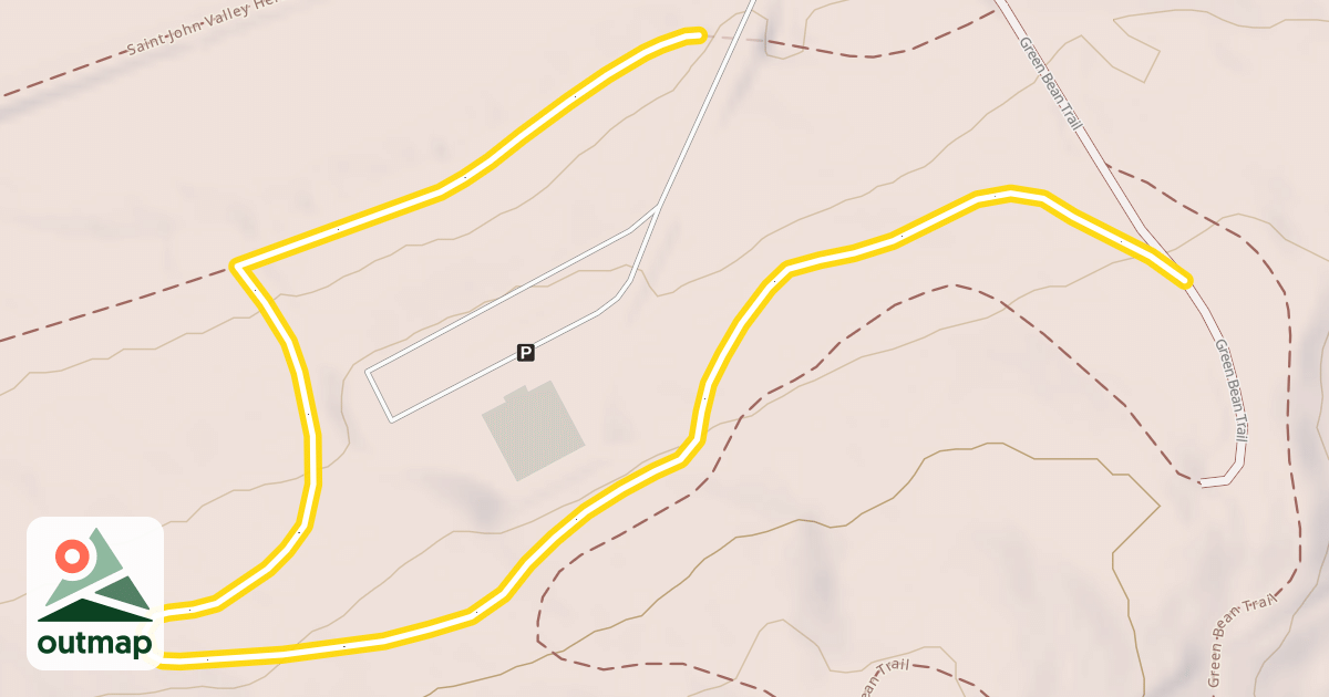 Map of Green Bean Trail