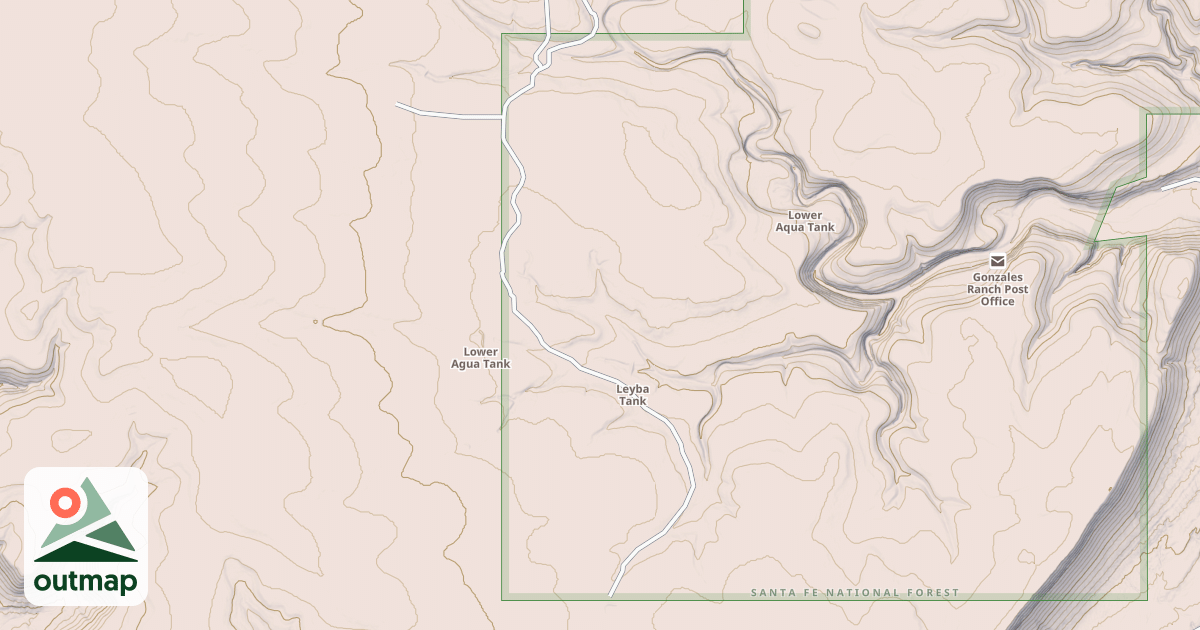 Map of USFS Motor Vehicle Use Map Roads {5F78BA64-BAA0-4D82-BDAC-6103F97851E8}