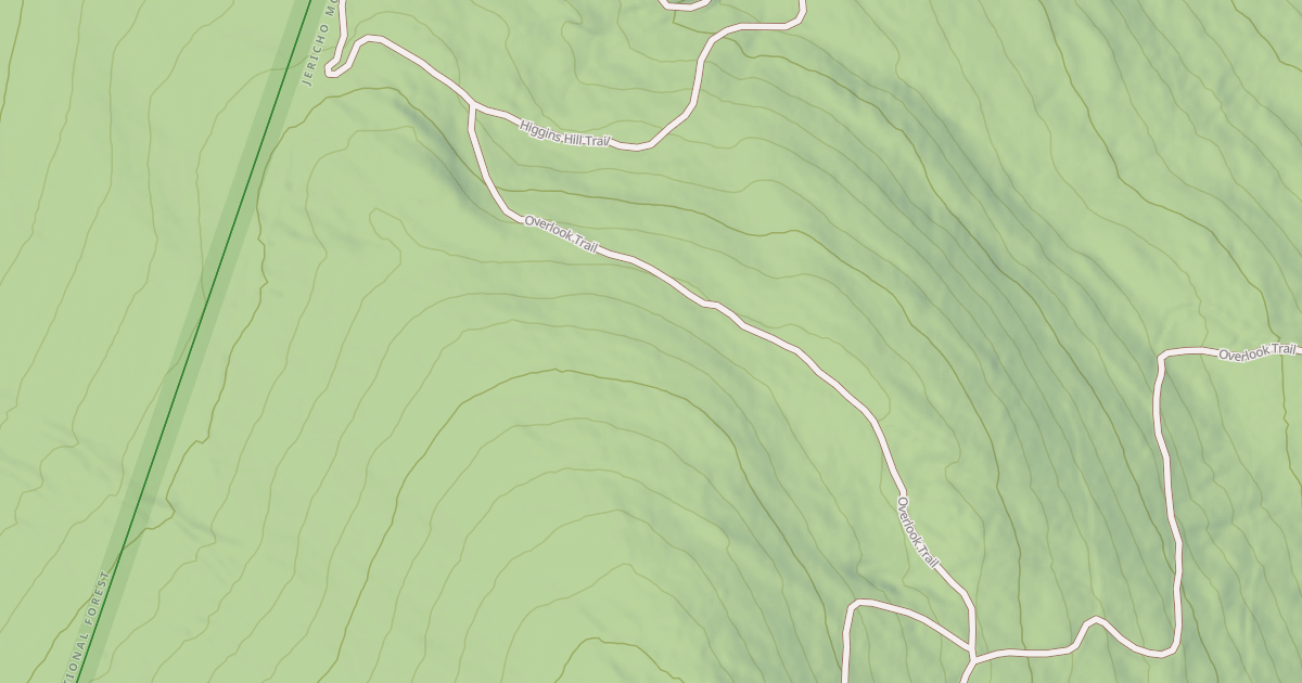 Map preview of Overlook Trail