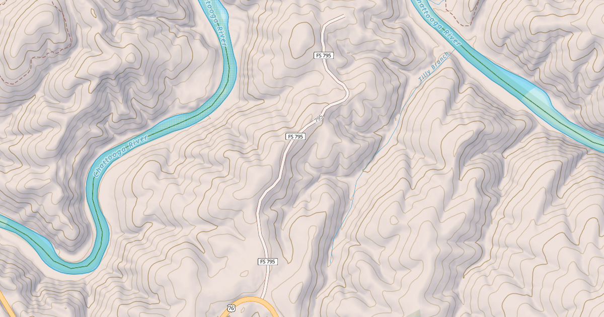 Map preview of TILLY BRANCH