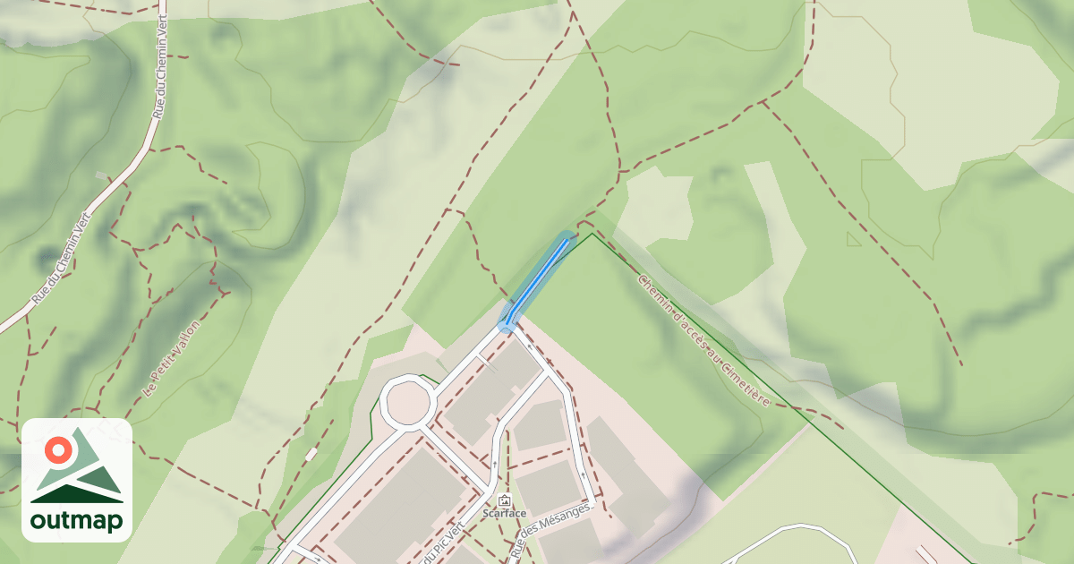 Map of Vieux Chemin de Meaux